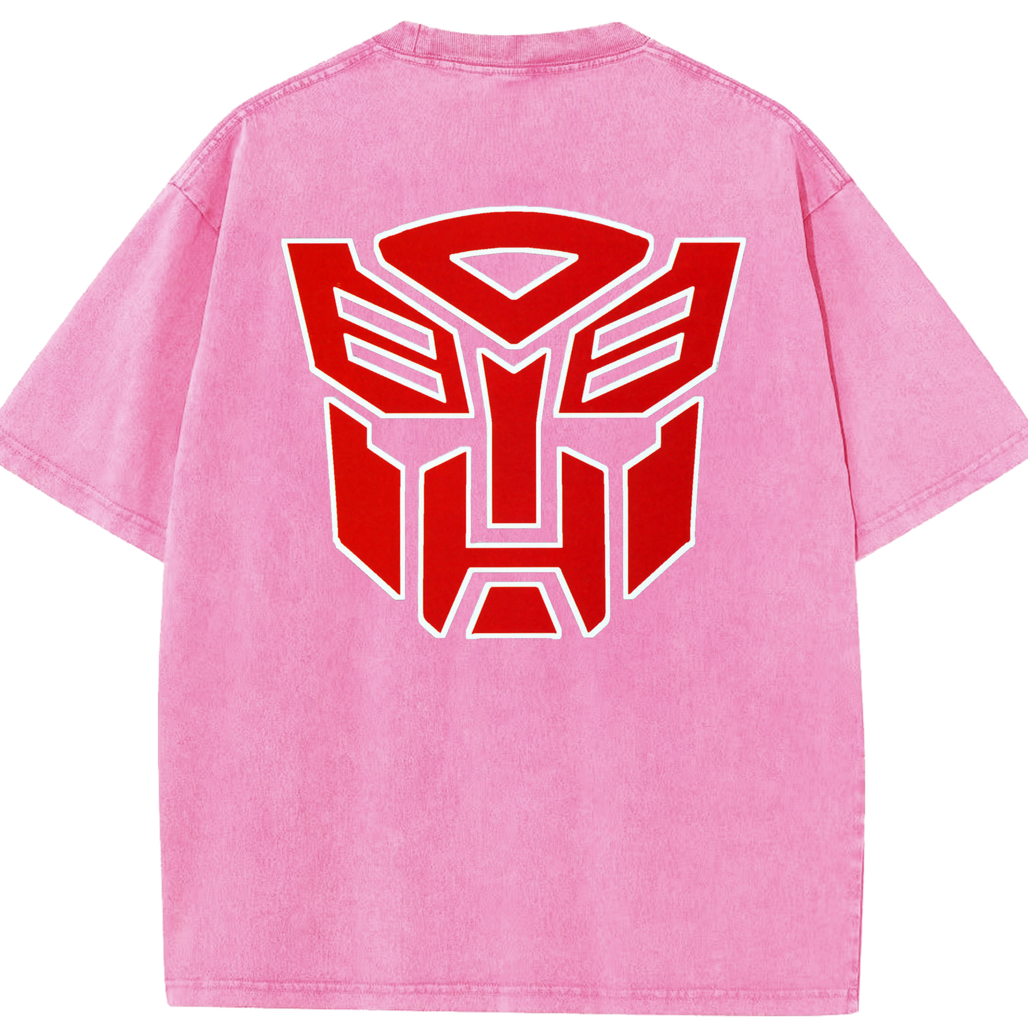 （画像用）  綿100% ヴィンテージ風 半袖Tシャツ（背面プリント）